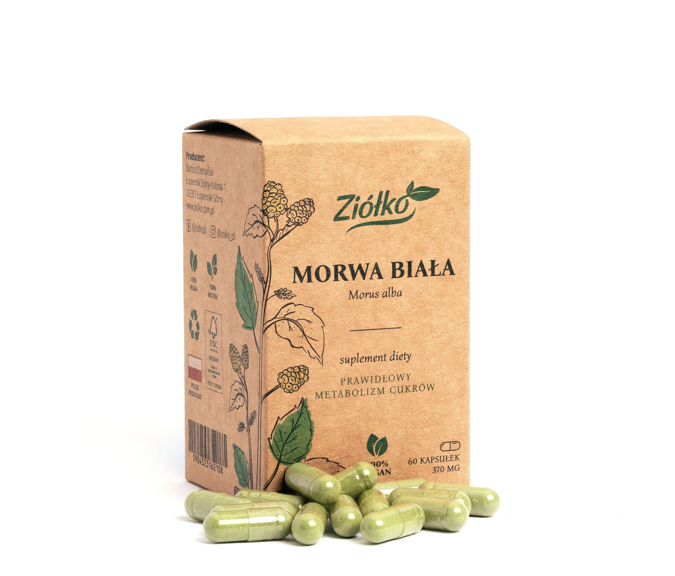 Morwa biała 60 kaps.